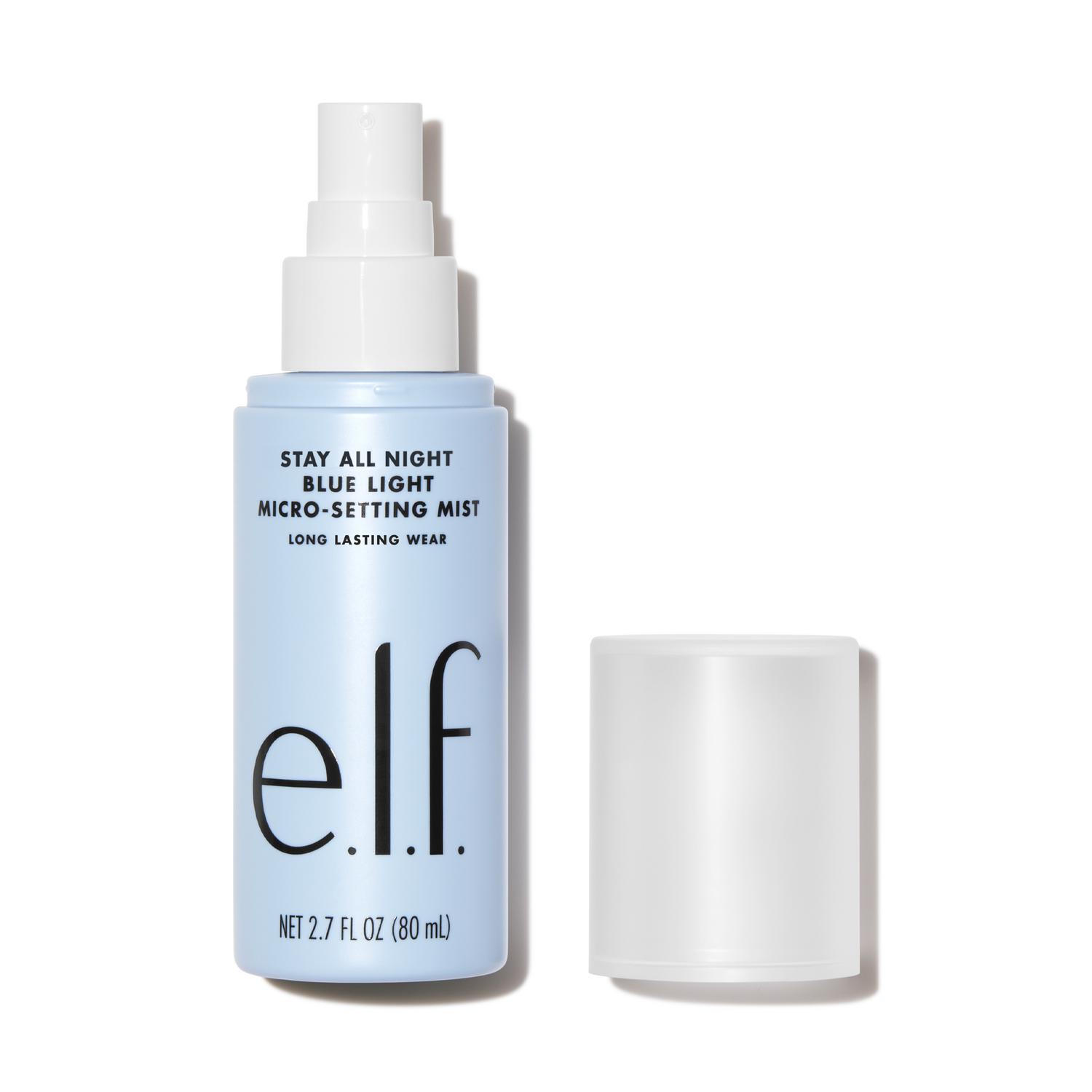 E.L.F. STAY ALL NIGHT BLUE LIGHT MICRO-SETTING MIST (FACIAL Y MAQUILLAJE MATE SPRAY FIJADOR)